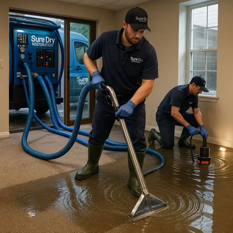 Water Extraction and Removal process in Eastville, VA